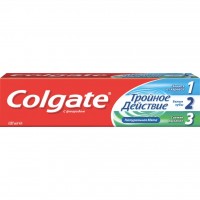 Зубная паста Colgate против кариеса Тройное действие 100 мл (7891024128992)