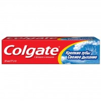 Зубная паста Colgate освежающая Крепкие зубы Свежее дыхание 50 мл (7891528039749)