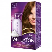 Краска-мусс для волос Wellaton стойкая 5/7 Какао (4056800997954)