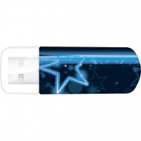 Flash-Накопитель 16GB USB 2.0 Verbatim STORE`NGO MINI NEON BLUE 49395