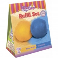 Набор для творчества TrueDough Смесь для лепки Темно-синий и Желтая дыня (20004)