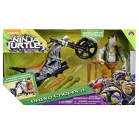 Боевой транспорт TMNT Черепашки-Ниндзя Movie Ii Мотоцикл и Рокстеди (89303)