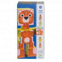 Развивающая игрушка Djeco Тотем-кубики Животные (DJ09109)