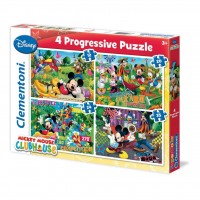 Пазл Clementoni Микки Маус 4 в 1 (21502)
