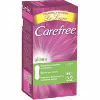 Ежедневные прокладки Carefree Алоэ Вера 32 шт (3574661064321)