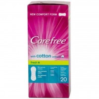 Ежедневные прокладки Carefree Cotton Fresh 20 шт (3574661063799)
