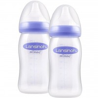 Бутылочка для кормления Lansinoh с соской Natural Wave 2 шт 240 мл (75850)
