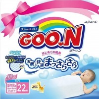 Подгузник GOO.N до 5 кг размер Ss унисекс 22 шт (753751)