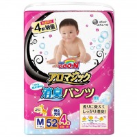 Подгузник GOO.N Aromagic 7-12 кг размер M унисекс 52+4 шт (853038)