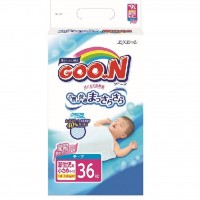 Подгузник GOO.N 1,8-3 кг размер Sss унисекс 36 шт (753656)