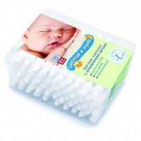 Ватные палочки Cotton Club Солнце и луна 60 шт (4607068628168)