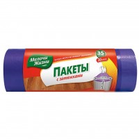 Пакеты для мусора Мелочи Жизни с затяжкой 35 л 30 шт (1839 CD)
