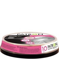 Диск CD-RW 10 Patron, 700MB, 12x, Cake Box