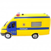 Спецтехника TECHNOPARK Газель Полиция желтая (CT-1276-17P)