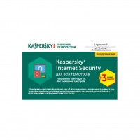 Программная продукция Kaspersky Internet Security Multi-Device 1 ПК 1 год + 3 мес Ren Card (KL1941OOABR17)