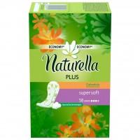 Ежедневные прокладки Naturella Мягкость Календулы Plus 58 шт (4015400715160)