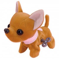 Мягкая игрушка Chi Chi Love Чихуахуа с заводным механизмом коричневая 13 см (589 0297-1)