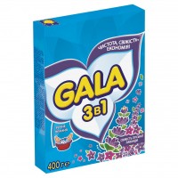 Стиральный порошок Gala Свежесть горной лаванды 400 г для ручной стирки (8001090107893)