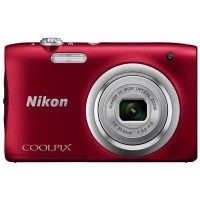 Цифровой фотоаппарат Nikon Coolpix A100 Red (VNA972E1)