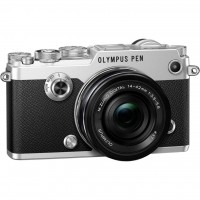 Цифровой фотоаппарат OLYMPUS PEN-F Pancake Zoom 14-42 Kit silver/black (V204061SE000)