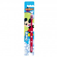 Детская зубная щетка Oral-B Kids Mickey (2-4 года) экстра мягкая 1 шт (3014260286323)