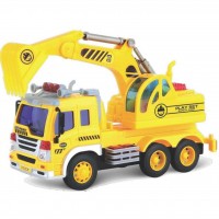 Спецтехника Junior trucker Экскаватор со светом и звуком 28 см (33011)