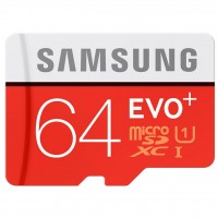 Карта памяти Samsung 64GB microSDXC class 10 UHS-I EVO PLUS (MB-MC64DA/RU)