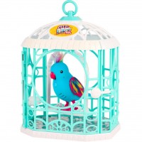 Интерактивная игрушка Moose Little Live Pets Птичка в клетке Радужный Рикки (28240)
