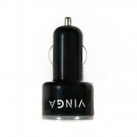 Зарядное устройство Vinga CB 333 Duplet USB*2ports 2.1A (APA0333BK)