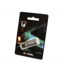USB Flash Drive 16Gb Hi-Rali Rocket series Silver / HI-16GBVCSL