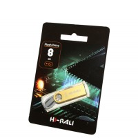 USB Flash Drive 8Gb Hi-Rali Shuttle series Gold / HI-8GBSHGD