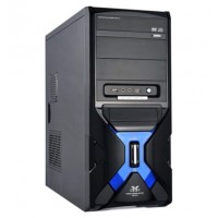 Корпус Huntkey T71-B Black/Blue; Midi Tower  0,50 SGCC; 2USB/audio; ATX БЕЗ БЛОКА ПИТАНИЯ