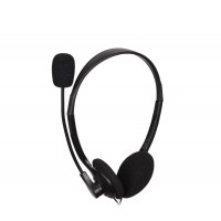 Гарнитура Gembird MHS-123 с микрофоном стерео с регулятором громкости, черный цвет