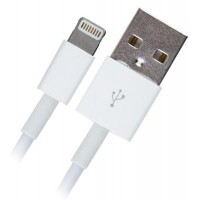 Кабель Gemix Apple Lighting to USB для iPhone 5, 5C, 5S, 6, 6 plus 1.8m, белый GC1924