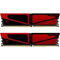 Модуль памяти DDR4 2 х 8GB 2400MHz Team Vulcan Red (TLRED416G2400HC14DC01)