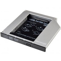 Шасси для 2.5" SATA HDD Grand-X (HDC-25N) в SATA/mSATA отсек оптического привода ноутбука (12.7)