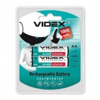 Аккумулятор AA, 1000 mAh, Videx, 2 шт, 1.2V, Blister