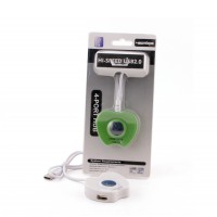 Концентратор USB 2.0  HUB TD1031 black 4port (support ext HDD up to 2Tb)