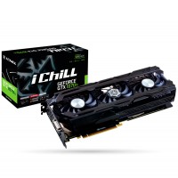 Видеокарта GeForce GTX1070Ti OC, Inno3D, iChill X3, 8Gb DDR5, 256-bit, DVI/HDMI/3xDP, 1683/8000 MHz, 8-pin (C107T3-1SDN-P5DN)