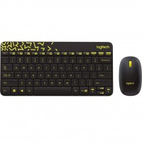 Комплект Logitech Wireless Desktop MK240 Black USB (радио, клавиатура+оптическая мышь) (920-008213)