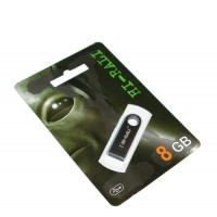 USB Flash Drive 8Gb Hi-Rali Shuttle series Black / HI-8GBSHBK