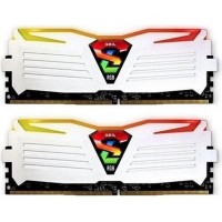 Модуль памяти для компьютера DDR4 16GB (2x8GB) 2400 MHz Super Luce White RGB LED GEIL (GLWC416GB2400C16DC)