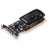 Видеокарта QUADRO P600 2048MB HP (1ME42AA) GDDR 5, 128 Bit, 4 x miniDisplayPort, кулер, радиатор