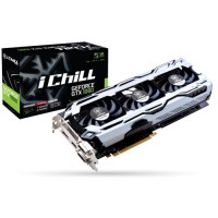 Видеокарта GeForce GTX1060 OC, Inno3D, iChill HerculeZ X3, 6Gb DDR5, 192-bit, 2xDVI/HDMI/DP, 1771/8000 MHz, 8-pin (C106F2-3SDN-N5GSX)