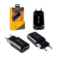 Зарядное устройство Grand-X 5V 2,1A USB Black (CH-15B)