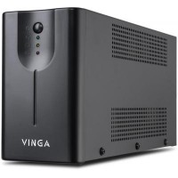 Источник бесперебойного питания Vinga LED 600VA metal case with USB+RJ45 (VPE-600MU)