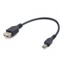 Дата кабель USB 2.0 Micro 5P to AF OTG 0.15m Cablexpert (A-OTG-AFBM-03)