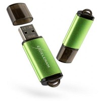 USB флеш накопитель eXceleram 32GB A5M MLC Series Green USB 3.1 Gen 1 (EXA5MU3GR32)