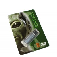 USB Flash Drive 8Gb Hi-Rali Corsair series Silver / HI-8GBCORSL