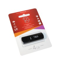 USB Flash Drive 4Gb T&G 011 Shorty series Black, TG011-4GBBK
